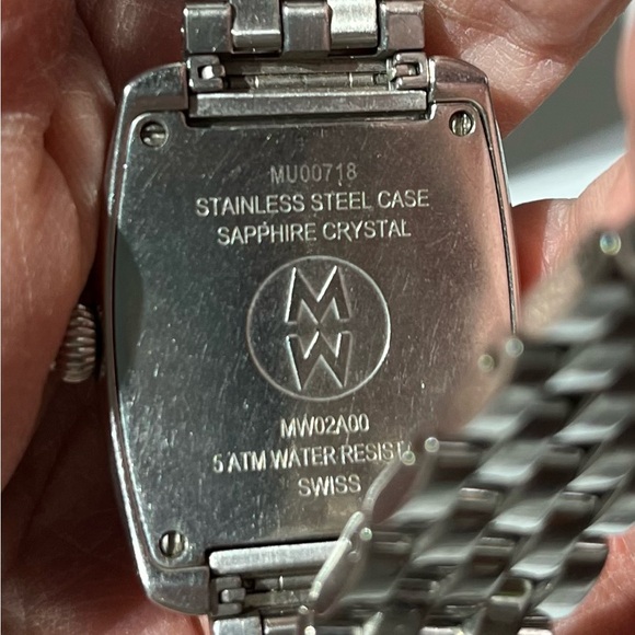 Michele mini Urban Watch with silver bracelet - Picture 7 of 7